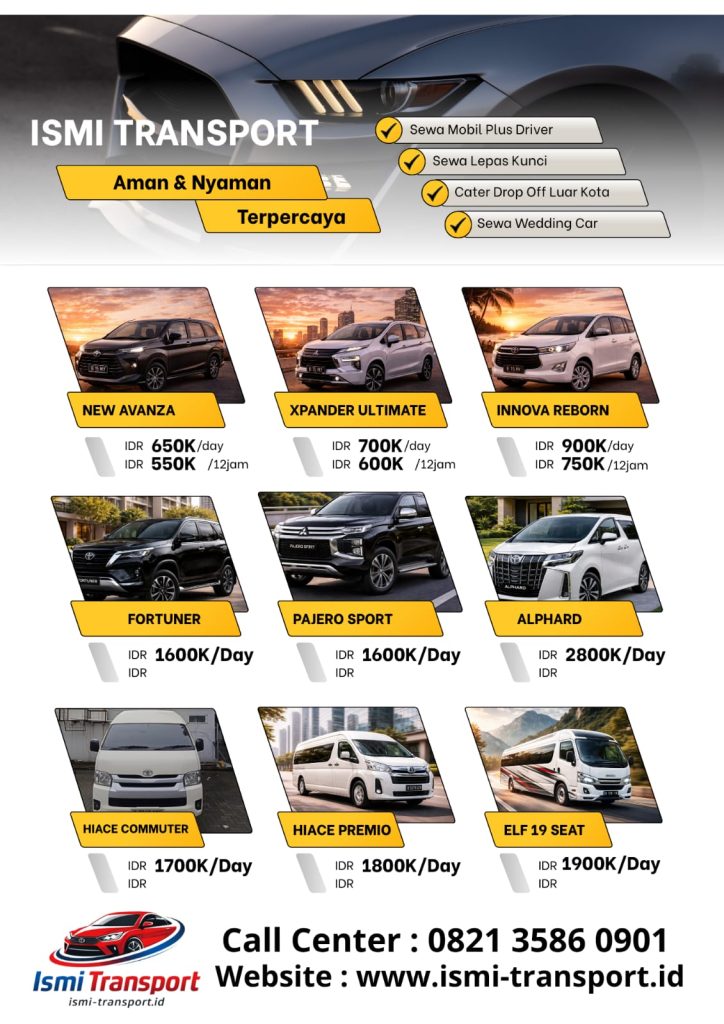 harga sewa ismitransport