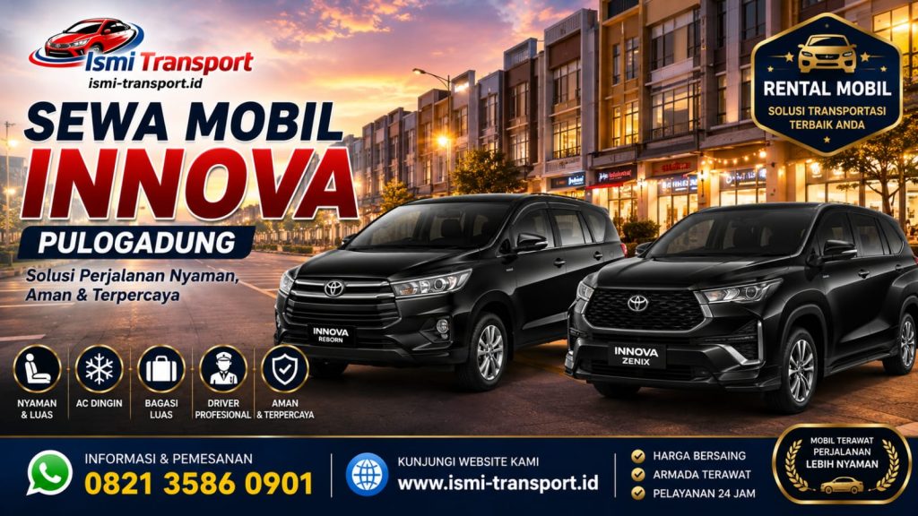sewa mobil innova pulogadung - ismitransport