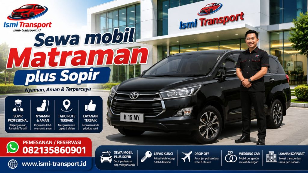 sewa mobil matraman plus sopir - ismitransport
