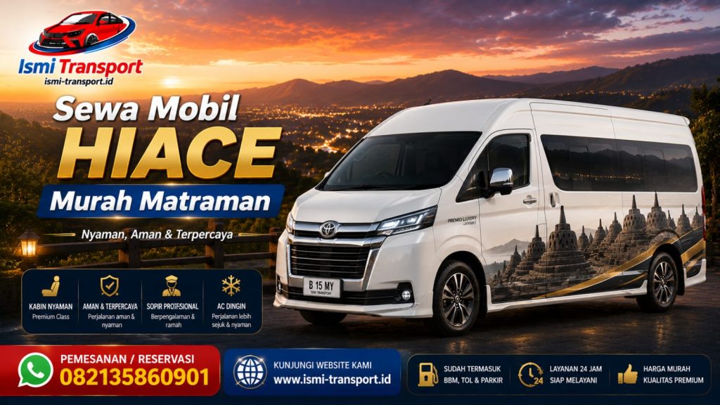 sewa mobil hiace matraman - ismitransport