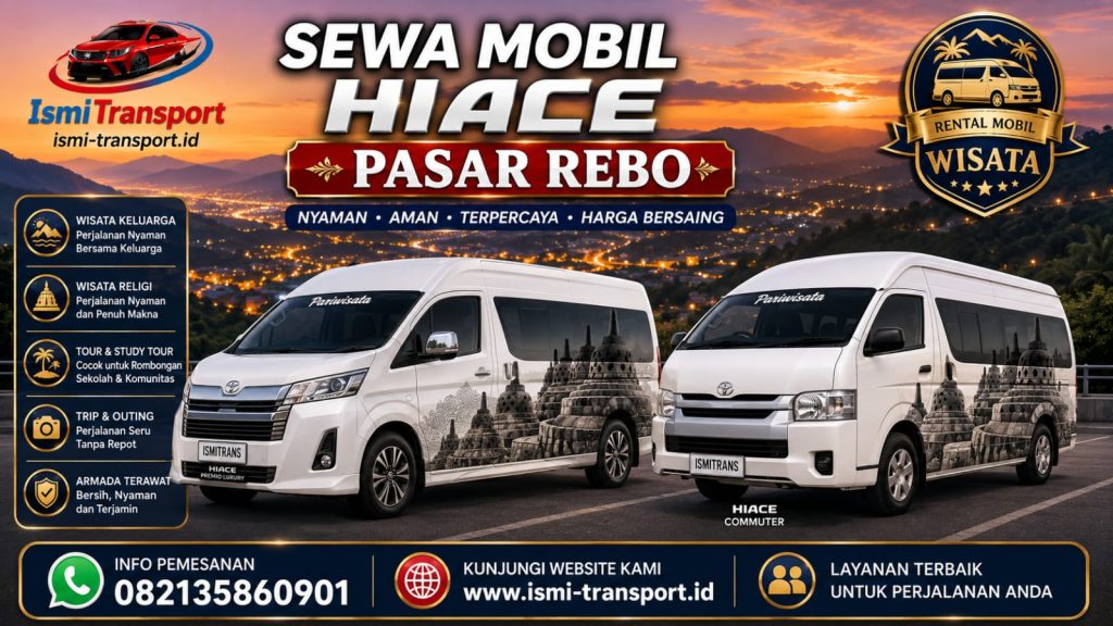 sewa mobil hiace pasar rebo - ismitransport