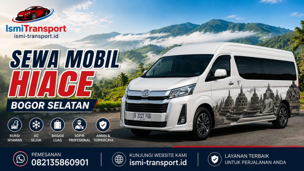 sewa mobil hiace bogor selatan - ismitransport