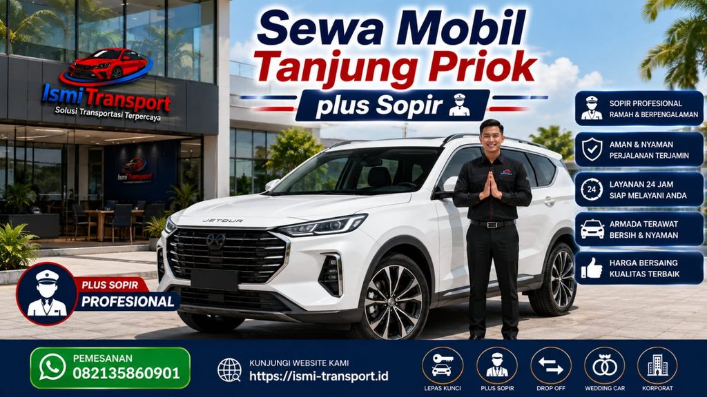 sewa mobil plus sopir tanjung priok - ismitransport