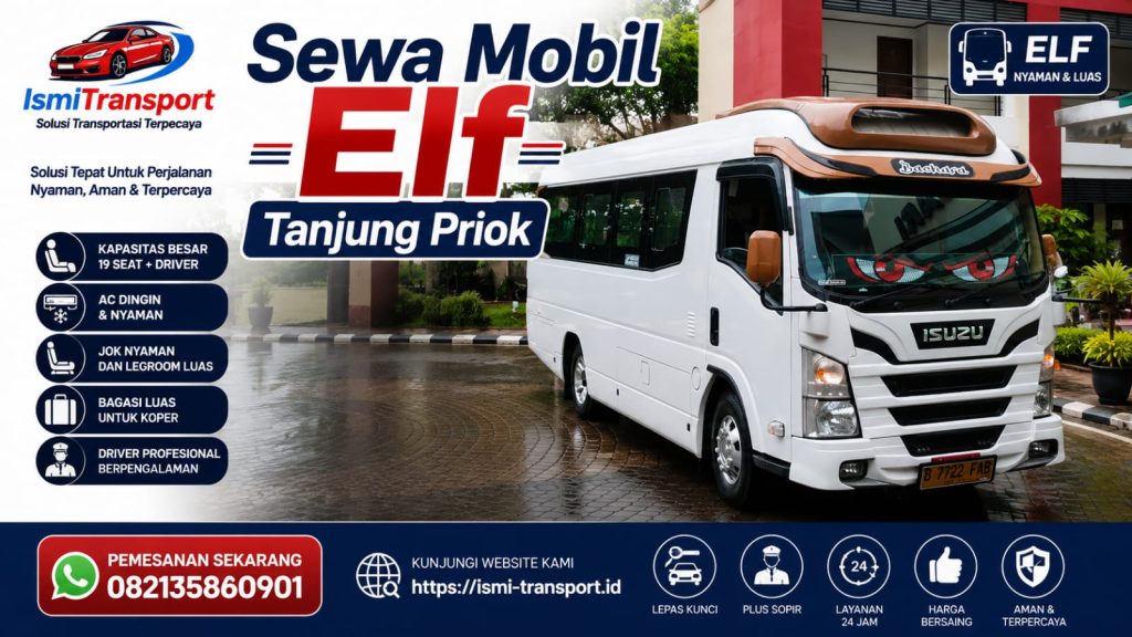 sewa mobil elf tanjung priok - ismitransport